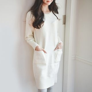 JUSTONE Dual-Pocket Knit Dress