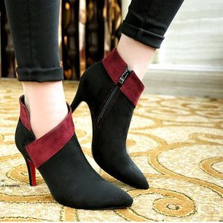 Monde Pointy Heel Ankle Boots