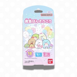 Bandai - Sumikko Gurashi Character Adhesive Bandages (18 pcs) Box Size: H68ÃW130ÃD20mm (18pcs, 14 designs)