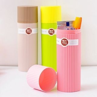 Showroom Color-Block Toothbrush Cup