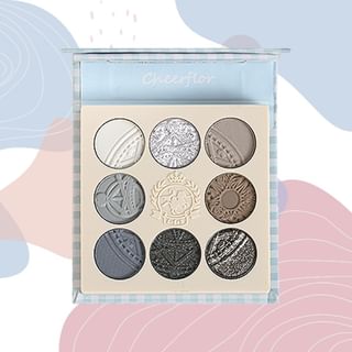 Farley Garden Magic Circle Embossed Eyeshadow - CFR971 Haze Blue CFR971 Haze Blue - 6.8g