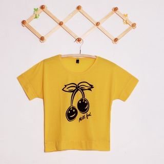 Swish Printed Batwing Short-Sleeve T-shirt