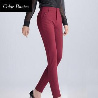Color Basics Pencil-cut Pants