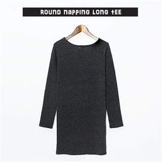 Beccgirl Round-Neck Long-Sleeve Top