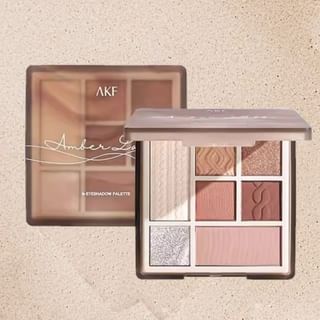 Akf - 7 Colors Eyeshadow - Amber Latte #03 Amber Latte - 9G