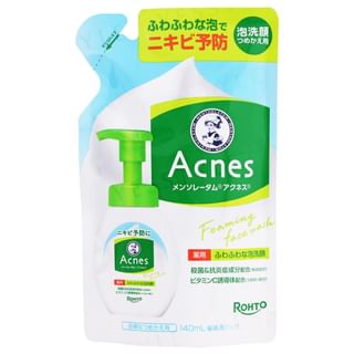 Rohto Mentholatum - Acnes Foam Face Wash Refill 140ml