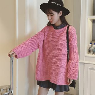 Colorful Shop Dolman-Sleeve Sweater