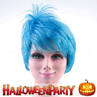 Party Wigs HalloweenPartyOnline - Joy (Inside Out) Light Blue - One Size