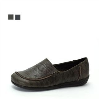 MODELSIS Genuine Leather Slip-Ons