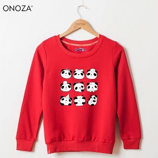 Onoza Panda-Print Pullover