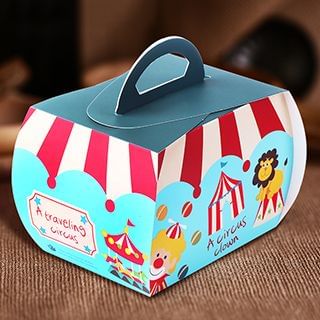 Deli Kitchenware Circus Print Cake Box