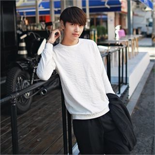 MITOSHOP Crew-Neck Long-Sleeve Top