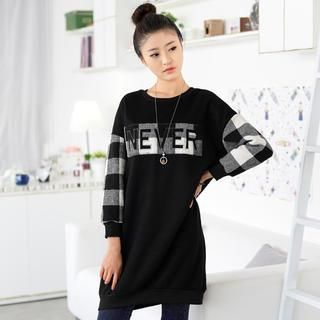 59 Seconds Lettering Appliqu  Long Pullover