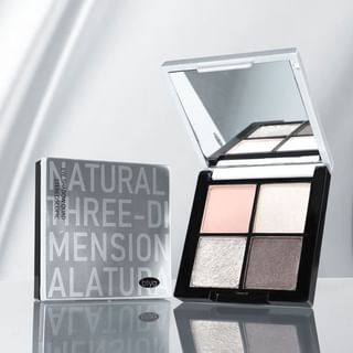 Biya - Gray Tone 4-Color Eyeshadow Palette - 4 Types 102# Peach - 6G