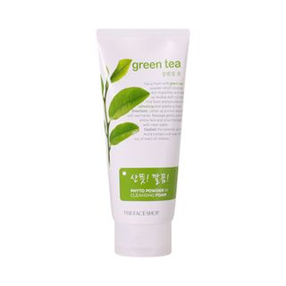 The Face Shop Green Tea Phyto Powder In Cleansing Foam  170ml