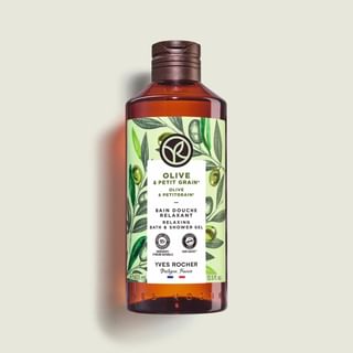 Yves Rocher - Relaxing Olive Petitgrain Bath And Shower Gel 400Ml