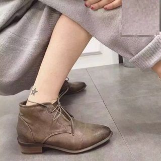 Linda Lane Lace-Up Ankle Boots