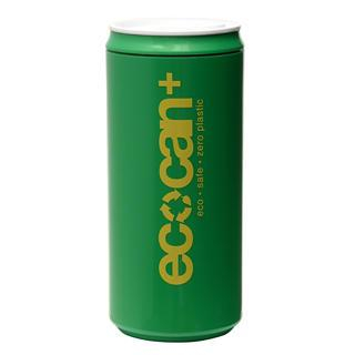 Eco Concepts Eco Can Plus Green with Yellow Print (450ml) One Size