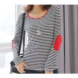 Zyote Long-Sleeve Striped T-Shirt