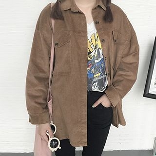Eva Fashion Corduroy Utility Jacket