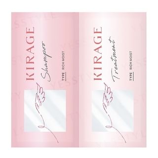 Kose - Kirage Rich Moist Hair Shampoo & Treatment Trial 10ml x 2