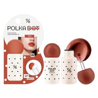 Cathy Doll - Polka Dot Velvet Lip 08 Tea