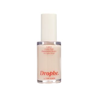 The Saem - Dropbe. Colors Cover Pick Foundation Renew - 2 Colors #01 Light Beige