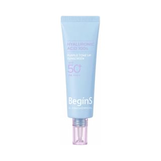 BeginS Blue Chamomile Hyaluronic Acid Purple Tone Up Sunscreen 50ml
