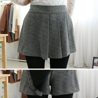 Dodostyle Pleat-Front Wool Blend Shorts