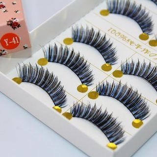 Luv Lush Eyelash (Black and Blue Mixed) (Y-41) 5 pairs