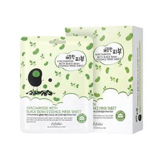 esfolio - Niacinamide With Black Bean Essence Mask Sheet Set 10 sheets