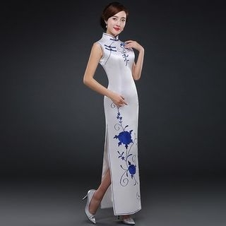 Royal Style Embroidered Cheongsam