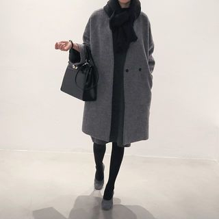 NANING9 Wool Blend Coat