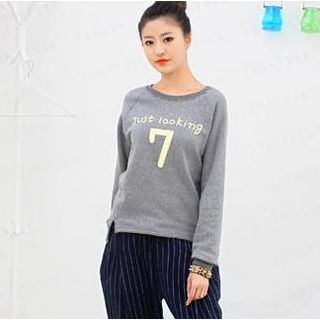 59 Seconds Lettering Pullover