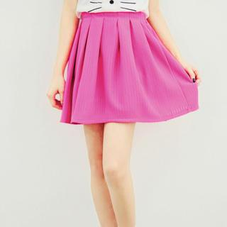 Tokyo Fashion Perforated Pleated Skirt