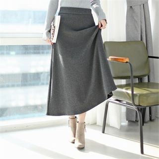 Styleberry Brushed Fleece Lined Maxi Skirt