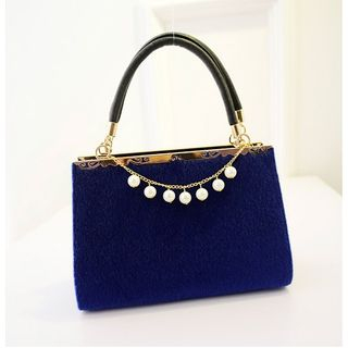 LineShow Faux Pearl Detail Tote