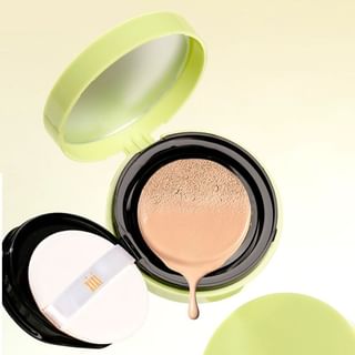 Xixi - Green Porcelain Makeup Mist Air Cushion Cream - 2 Colors #C1 Fair Color