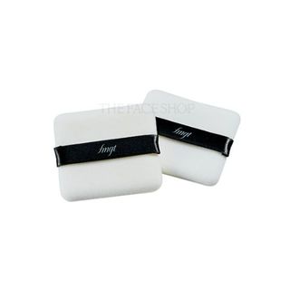 THE FACE SHOP - Daily Beauty Tools Square Flocking Puff Set 2 pcs