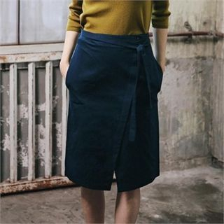 MAGJAY Wrap-Front Skirt