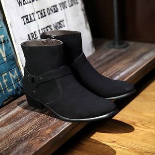 Preppy Boys Faux-Suede Ankle Boots