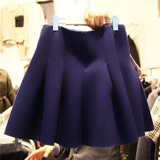Silky Kiss A-Line Neoprene Skirt