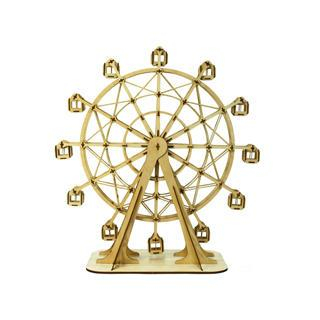 Team Green Plywood Puzzle - Ferris Wheel Wood - One Size
