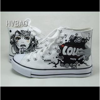 HVBAO High-Top Canvas Sneakers