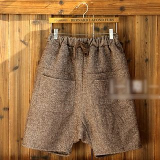 tete Drop-Crotch Tweed Shorts