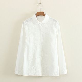 Mushi Lace Embroidered Shirt