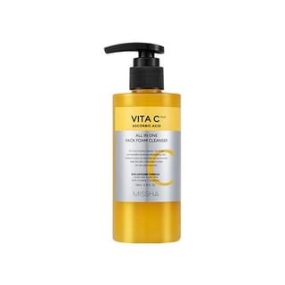 MISSHA - Vita C Plus All In One Pack Foam Cleanser 200ml