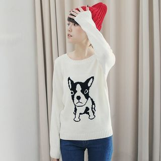 Tokyo Fashion Dog Pattern Sweater