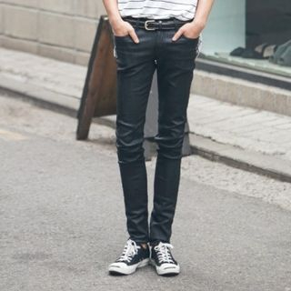 ABOKI Coated Skinny Jeans