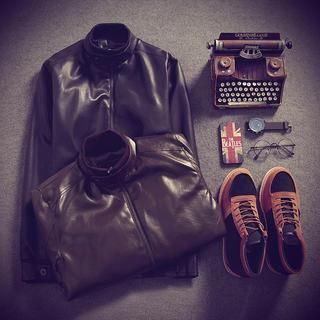 Alvicio Faux Leather Zip Jacket